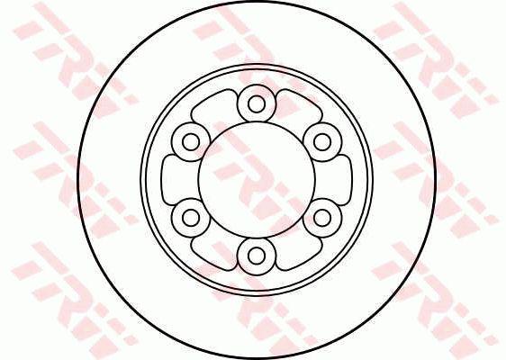 TRW Brake Rotor 256mm Front DF1422S