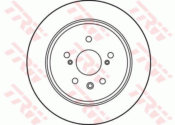 TRW Brake Rotor Single 269mm Rear DF1424S