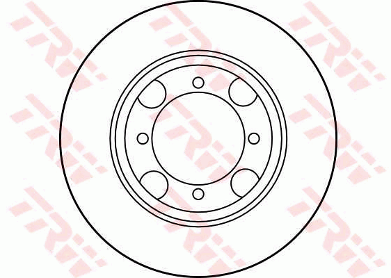 TRW Brake Rotor 257mm Front DF1428S