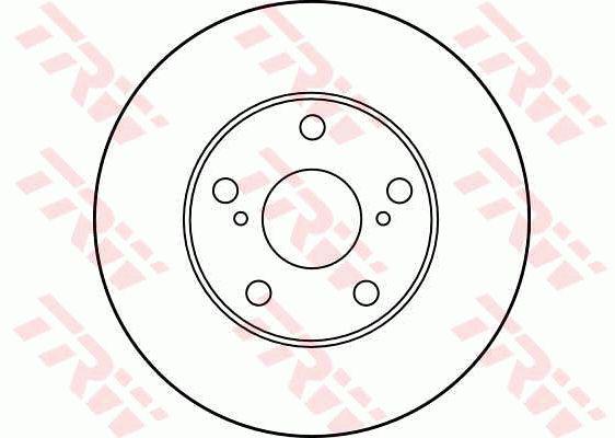 TRW Brake Rotor 275mm Front DF1431S