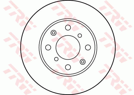 TRW Brake Rotor Single 240mm Front DF1436S