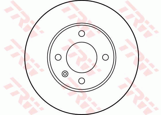 TRW Brake Rotor Single 239mm Front DF1517S