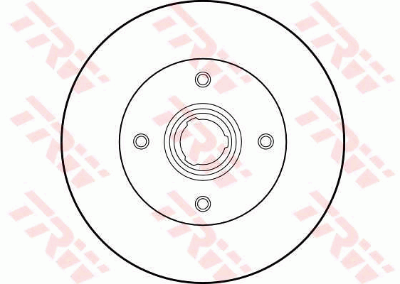 TRW Brake Rotor Single 226mm Rear DF1529S