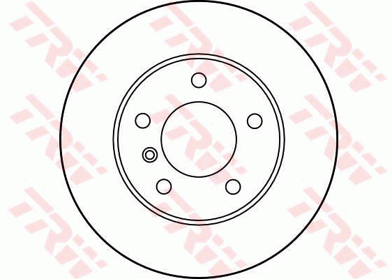 TRW Brake Rotor 280mm Rear DF1539S