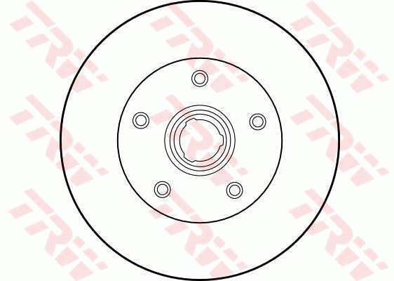TRW Brake Rotor Single 226mm Rear DF1540S