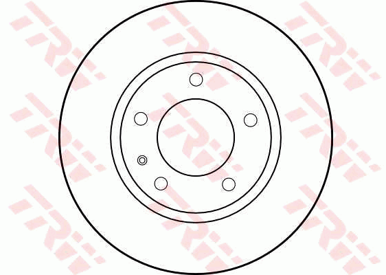 TRW Brake Rotor Single 284mm Front DF1564S