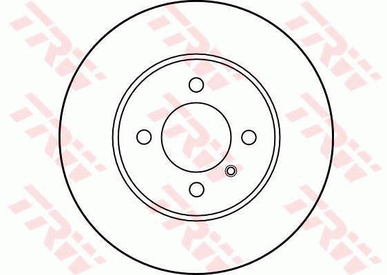 TRW Brake Rotor Single 260mm Front DF1569S
