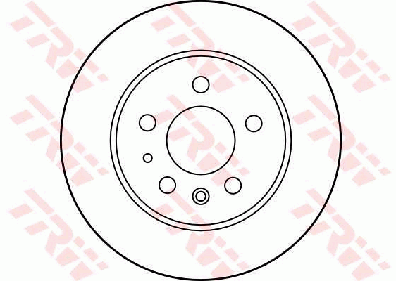 TRW Brake Rotor Single 279mm Rear DF1574S