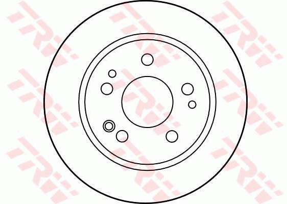 TRW Brake Rotor Single 262mm Front DF1584S