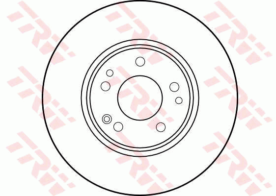 TRW Brake Rotor Single 300mm Front DF1594S