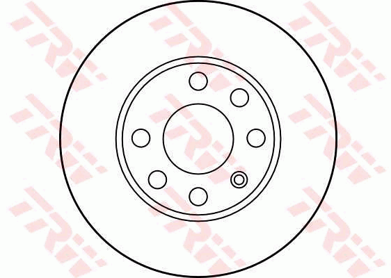 TRW Brake Rotor Single 236mm Front DF1608S