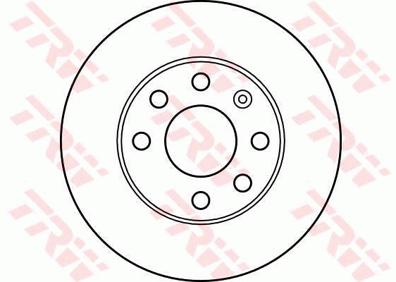 TRW Brake Rotor Single 236mm Front DF1609S