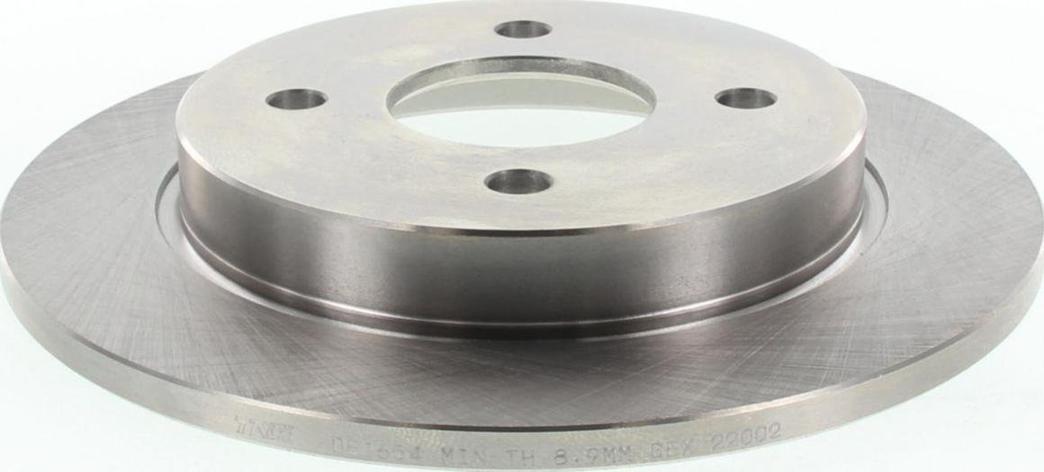 TRW Brake Rotor 253mm Rear DF1654S