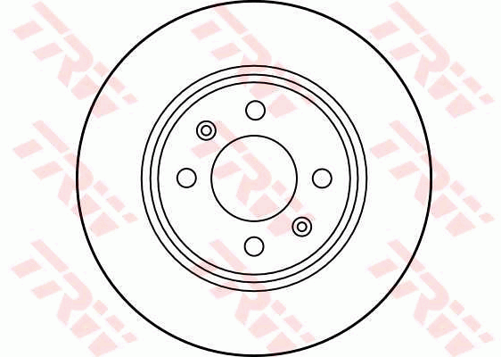 TRW Brake Rotor Single 280mm Front DF1663S