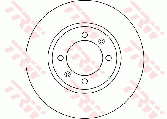 TRW Brake Rotor Single 280mm Front DF1664S