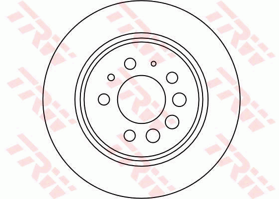 TRW Brake Rotor Single 281mm Rear DF1674S