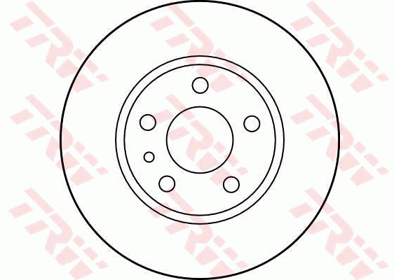 TRW Brake Rotor Single 251.5mm Rear DF1739S