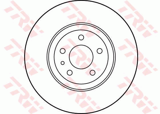 TRW Brake Rotor Single 284mm Front DF1749S