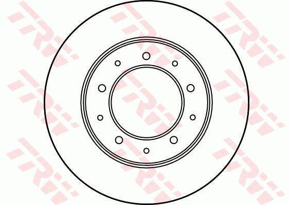TRW Brake Rotor 290mm Rear DF1802S