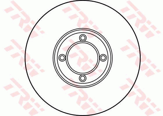 TRW Brake Rotor Single 213mm Front DF1856S