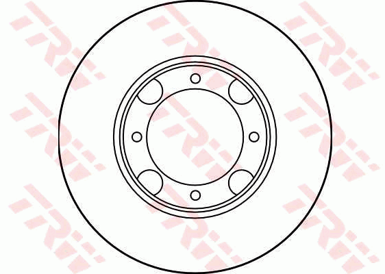 TRW Brake Rotor 242mm Front DF1958S
