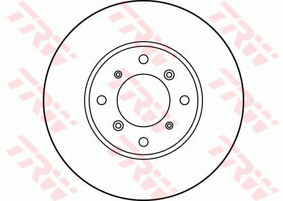 TRW Brake Rotor Single 242mm Front DF1963S