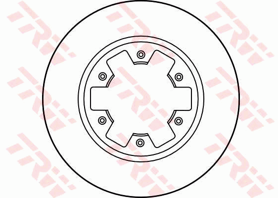 TRW Brake Rotor Single 277mm Front DF1965S