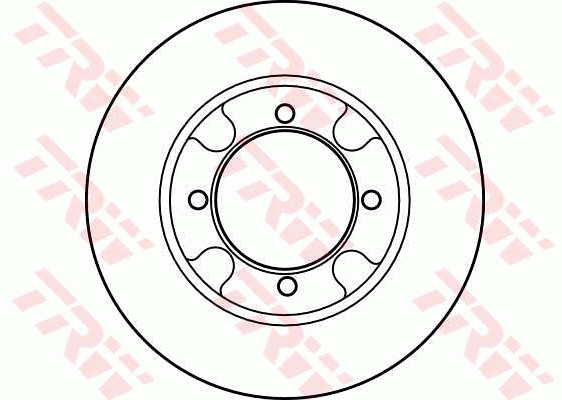 TRW Brake Rotor Single 250.2mm Front DF1998S