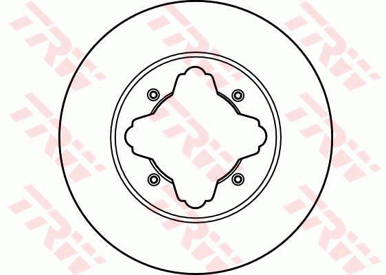 TRW Brake Rotor Single 259mm Front DF2024S
