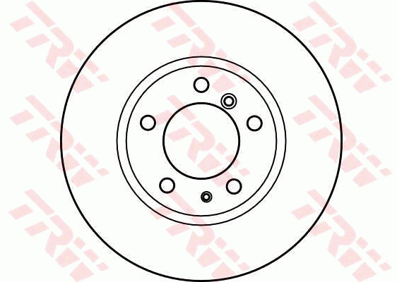 TRW Brake Rotor Single 302mm Front DF2556S