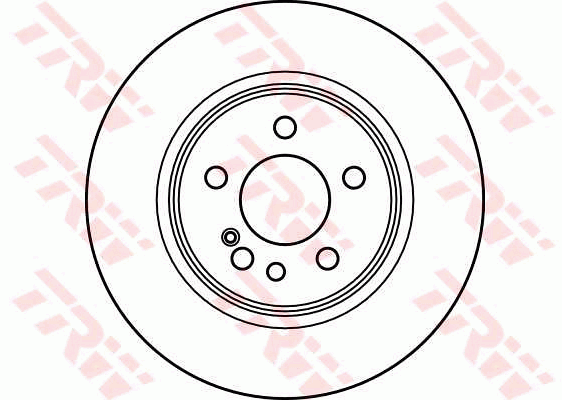 TRW Brake Rotor Single 300mm Rear DF2596S