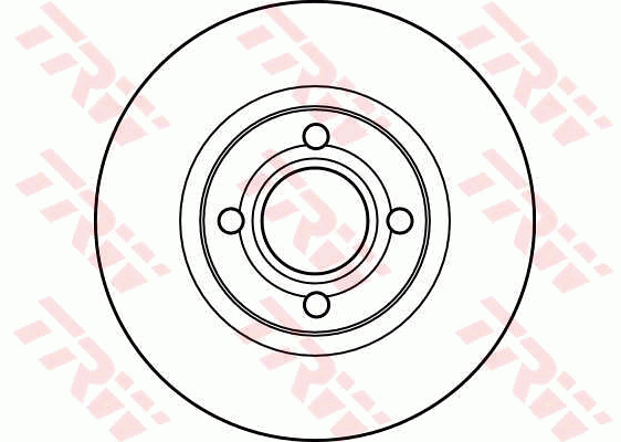 TRW Brake Rotor Single 280mm Front DF2601S