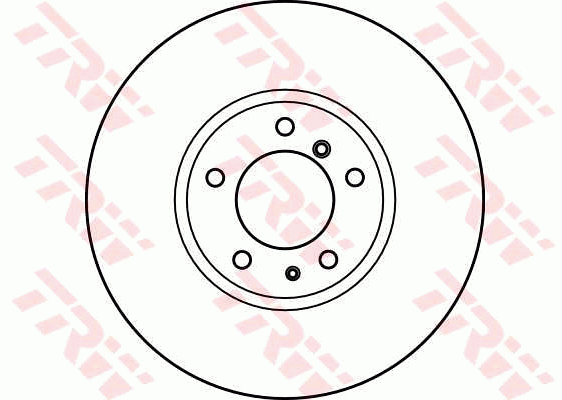 TRW Brake Rotor 324mm Front DF2602S
