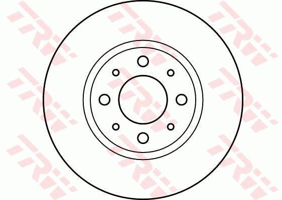 TRW Brake Rotor Single 280mm Front DF2621S