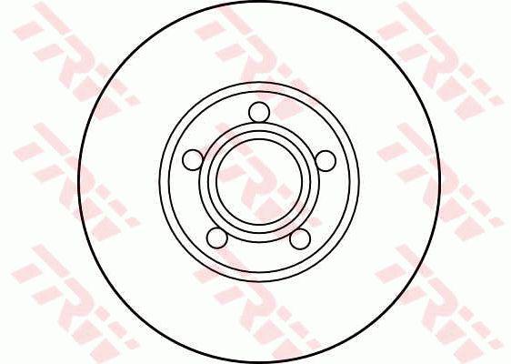 TRW Brake Rotor 288mm Front DF2650S