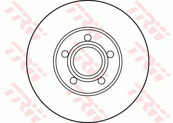 TRW Brake Rotor 288mm Front DF2652S