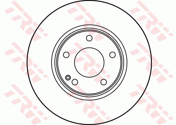 TRW Brake Rotor Single 284mm Front DF2656S