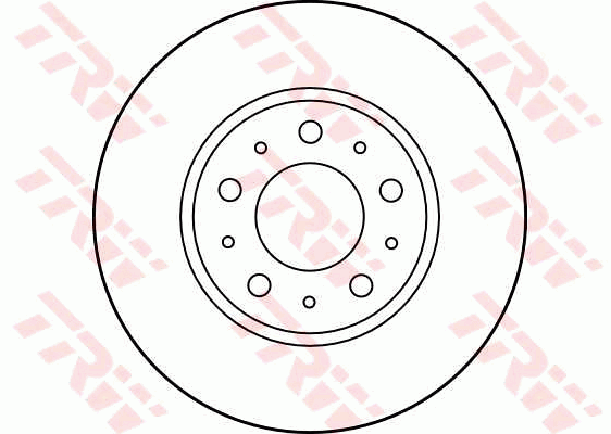 TRW Brake Rotor Single 280mm Rear DF2671S