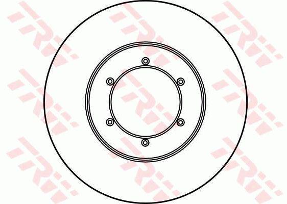 TRW Brake Rotor 291mm Front DF2674S