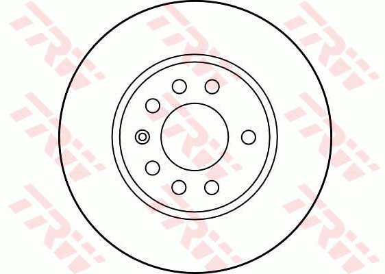 TRW Brake Rotor Single 284mm Front DF2681S