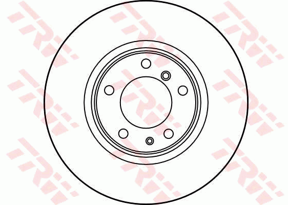 TRW Brake Rotor Single 316mm Front DF2687S