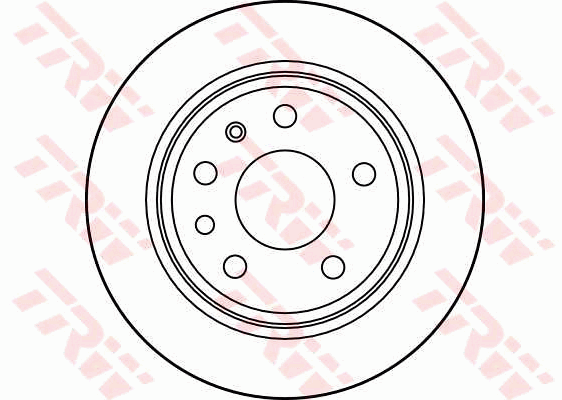 TRW Brake Rotor Single 260mm Rear DF2688S