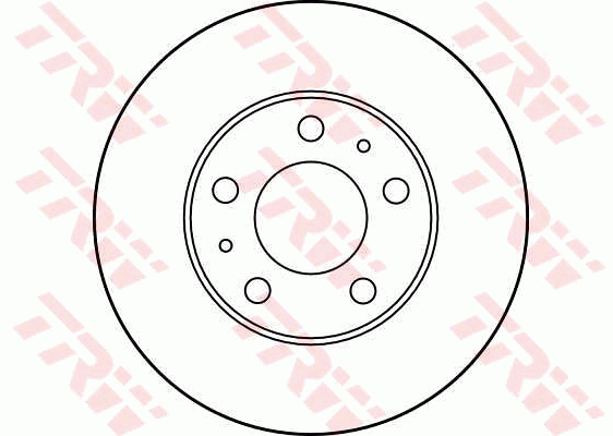 TRW Brake Rotor Single 280mm Front DF2721S
