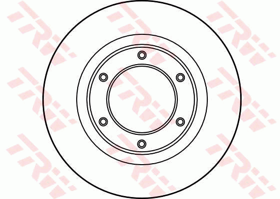 TRW Brake Rotor 311.5mm Front DF2723S