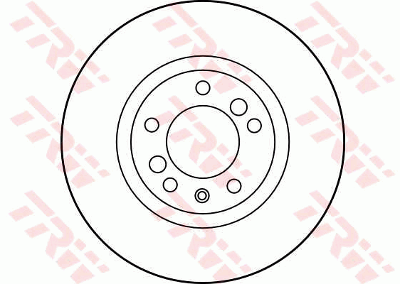 TRW Brake Rotor Single 315mm Front DF2733S