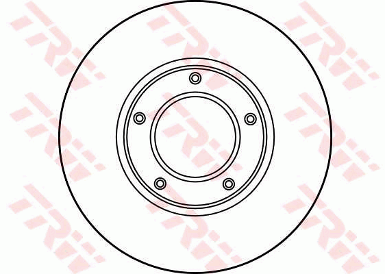 TRW Brake Rotor Single 255mm Front DF2745S