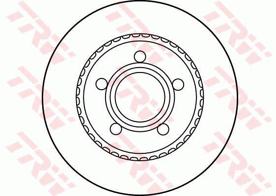 TRW Brake Rotor Single 269mm Rear DF2750S