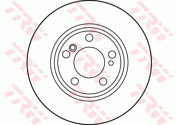 TRW Brake Rotor 278mm Rear DF2757S