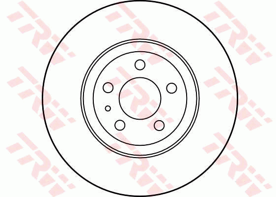 TRW Brake Rotor Single 284mm Front DF2759S