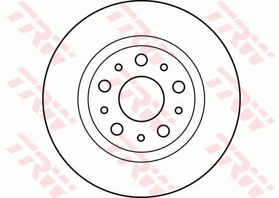 TRW Brake Rotor Single 276mm Rear DF2762S